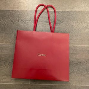 Cartier shopping bag